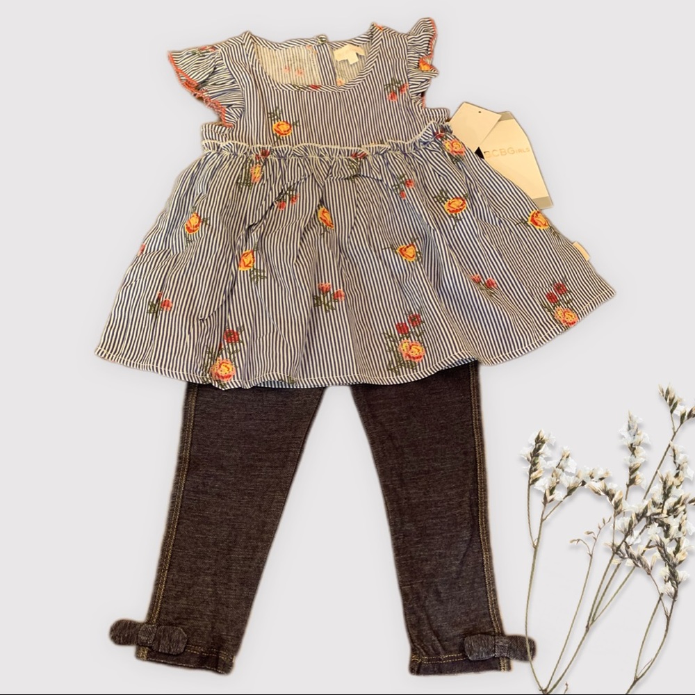 **LAST ONE** BCBGirls Top and Jean Legging Outfit